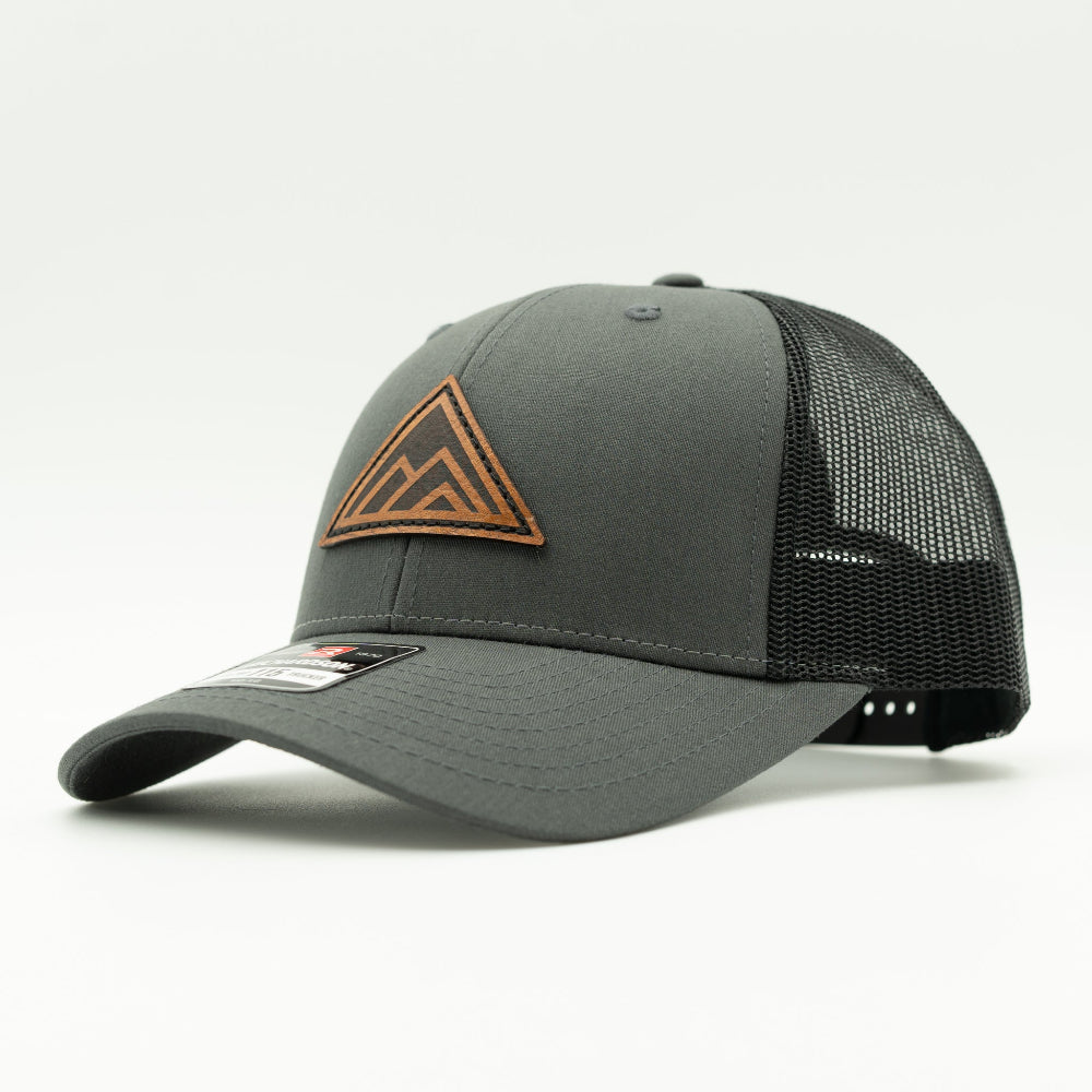 DARK MOUNTAIN Leather Patch Hat – Richardson 115 & 112