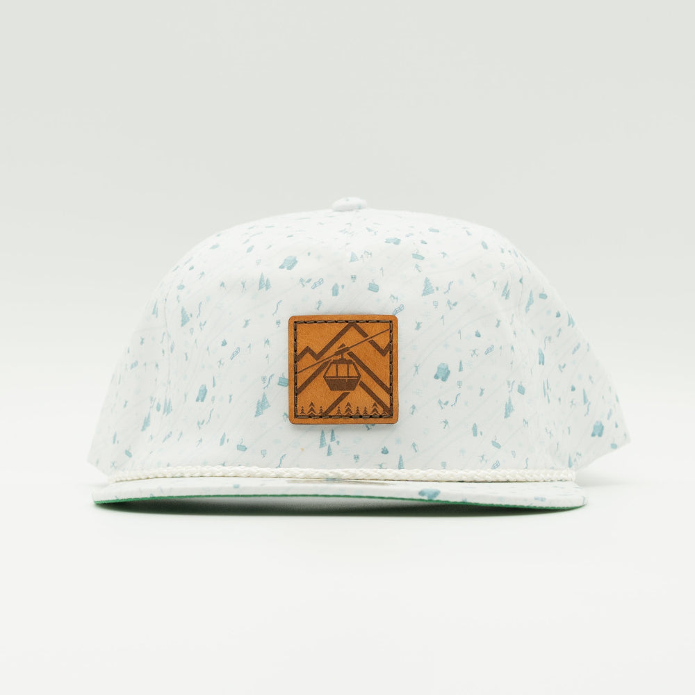 GONDOLA Leather Patch Hat – Imperial Rope Flat Bill Hat