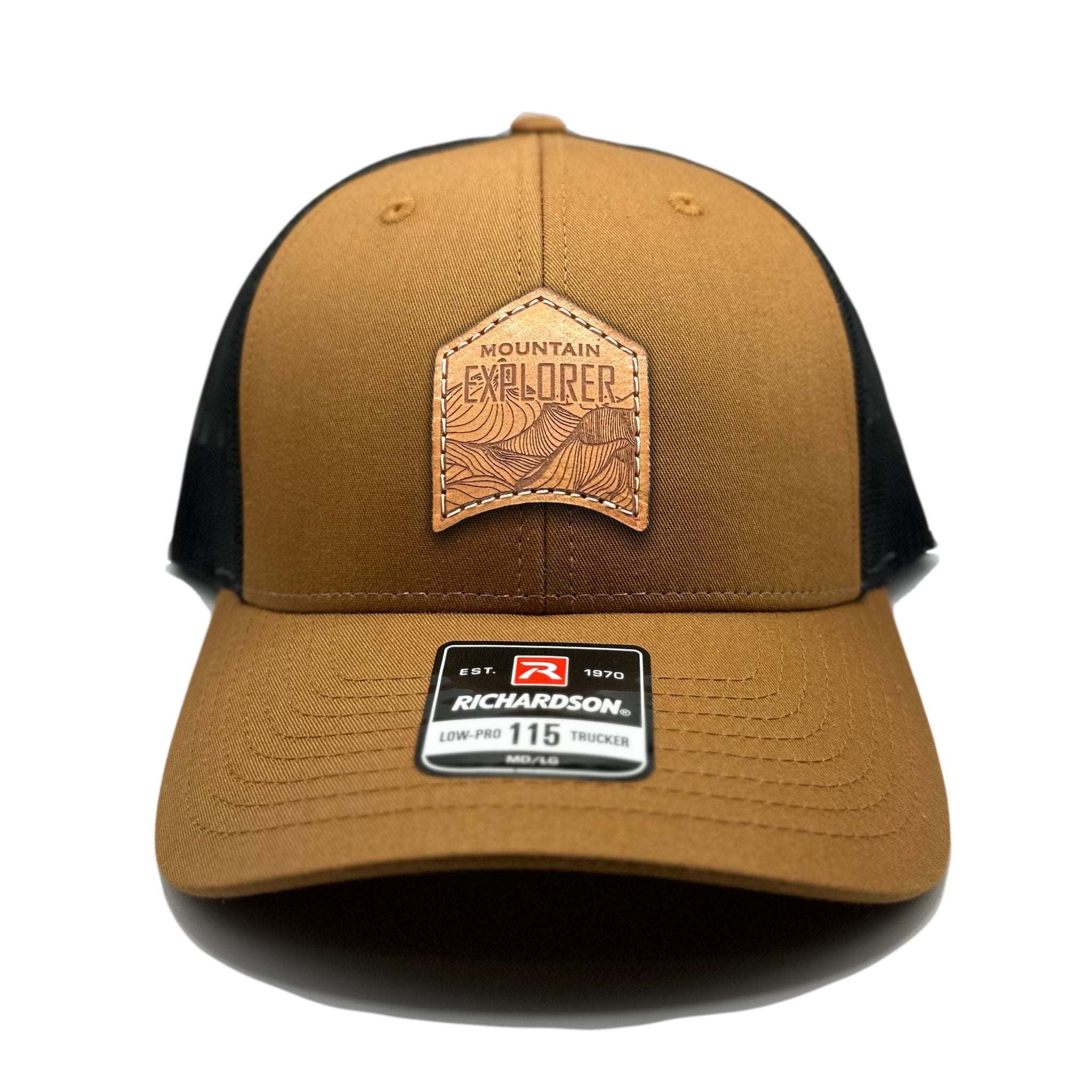 MOUNTAIN EXPLORER Leather Patch Hat – Richardson 115 Low Profile