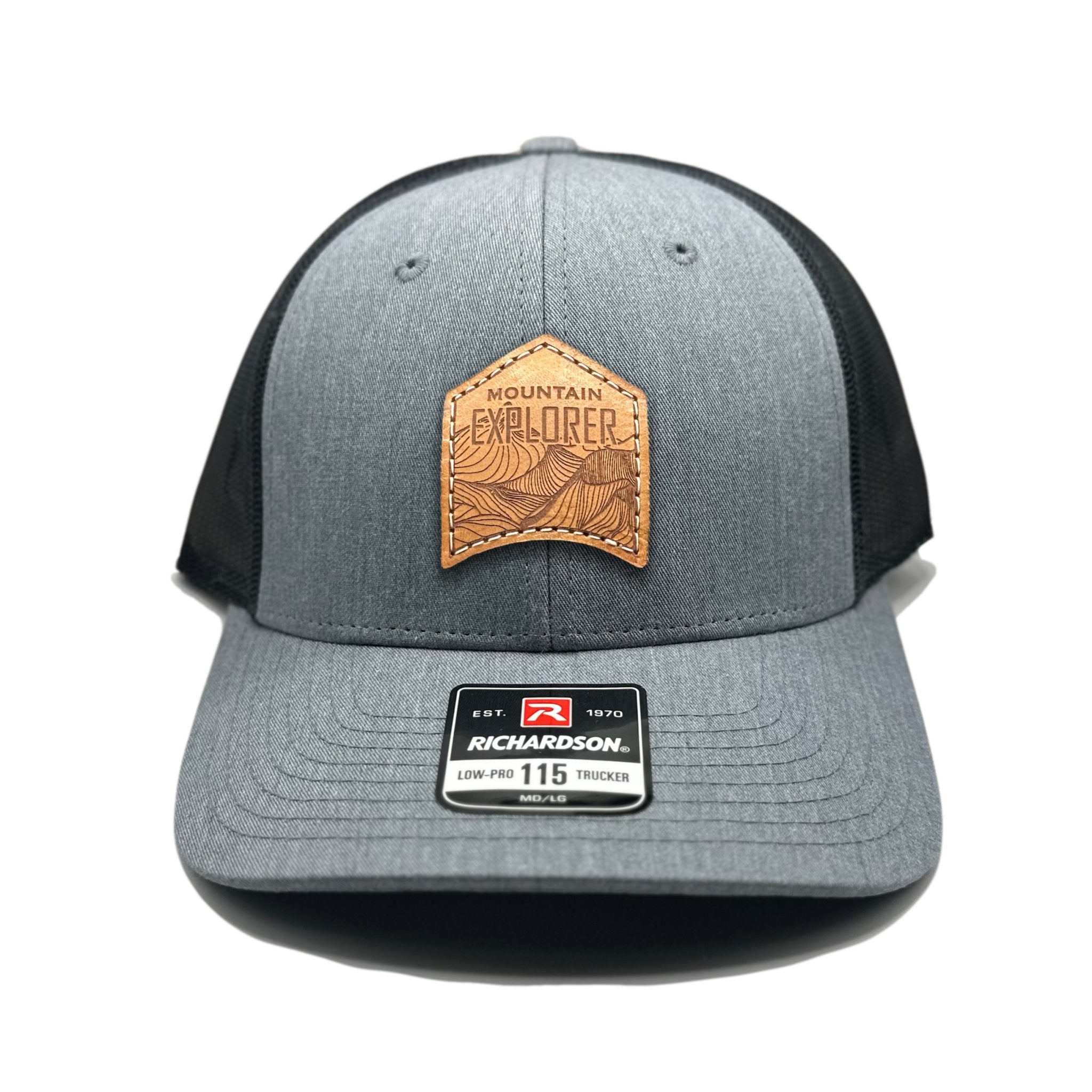 MOUNTAIN EXPLORER Leather Patch Hat – Richardson 115 Low Profile