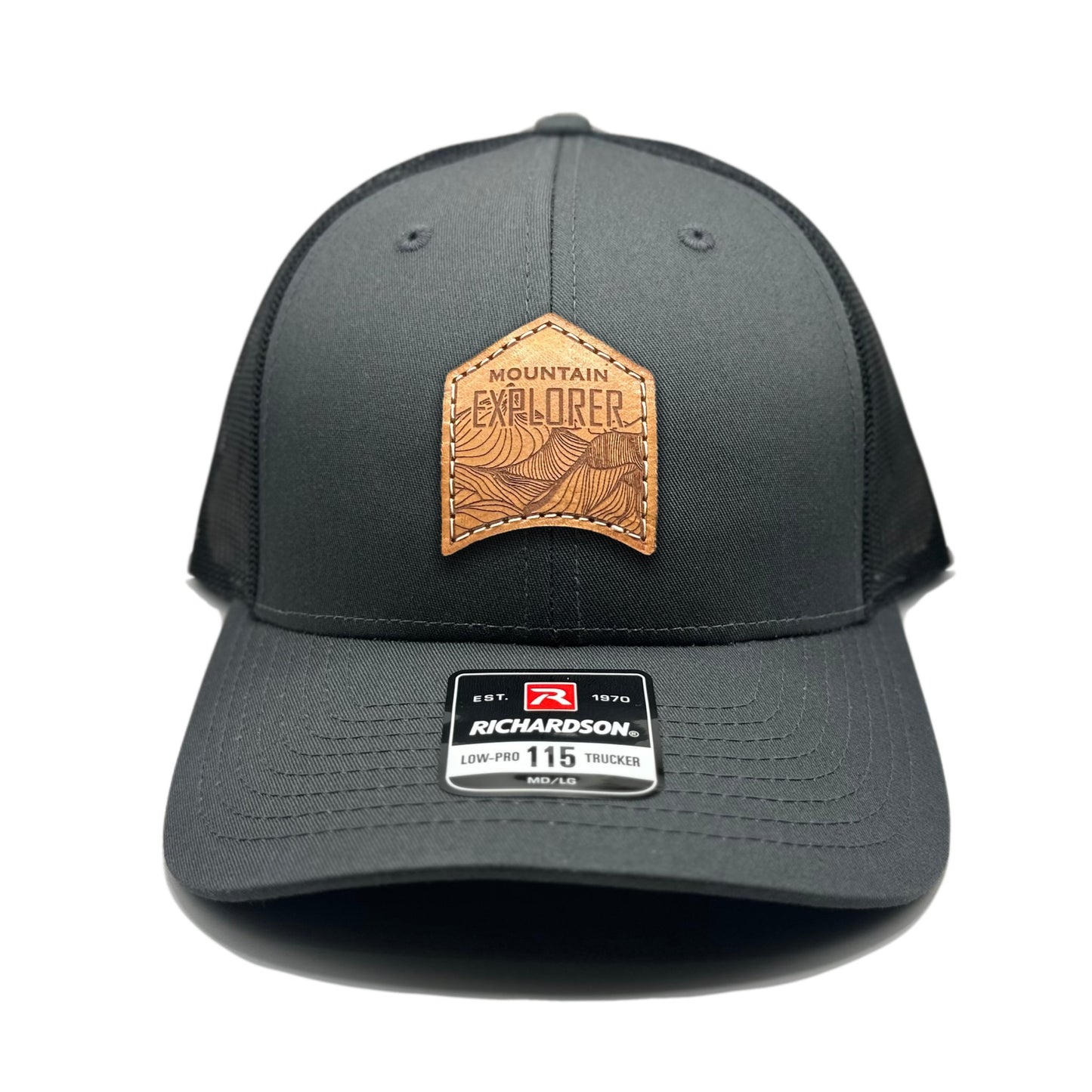 MOUNTAIN EXPLORER Leather Patch Hat – Richardson 115 Low Profile