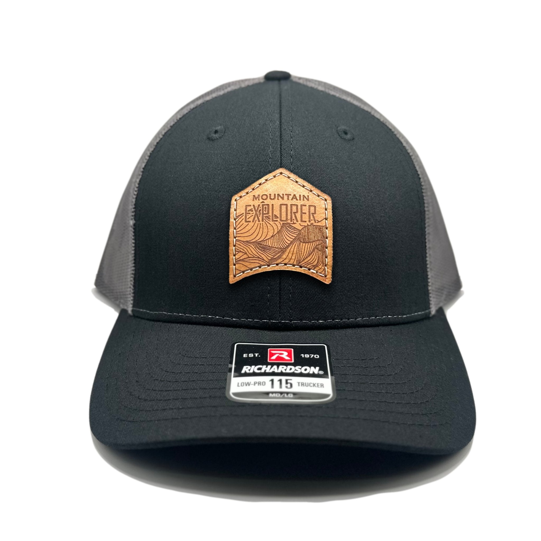 MOUNTAIN EXPLORER Leather Patch Hat – Richardson 115 Low Profile