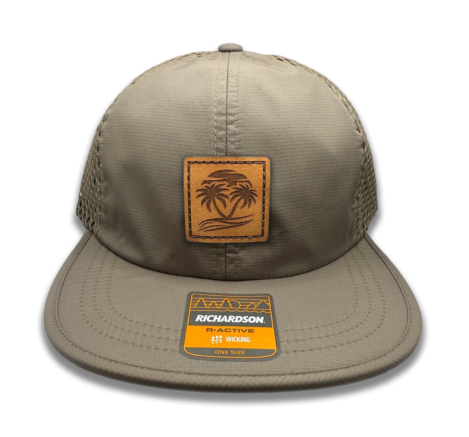 PARADISE Leather Patch Beach Hat – Richardson 935