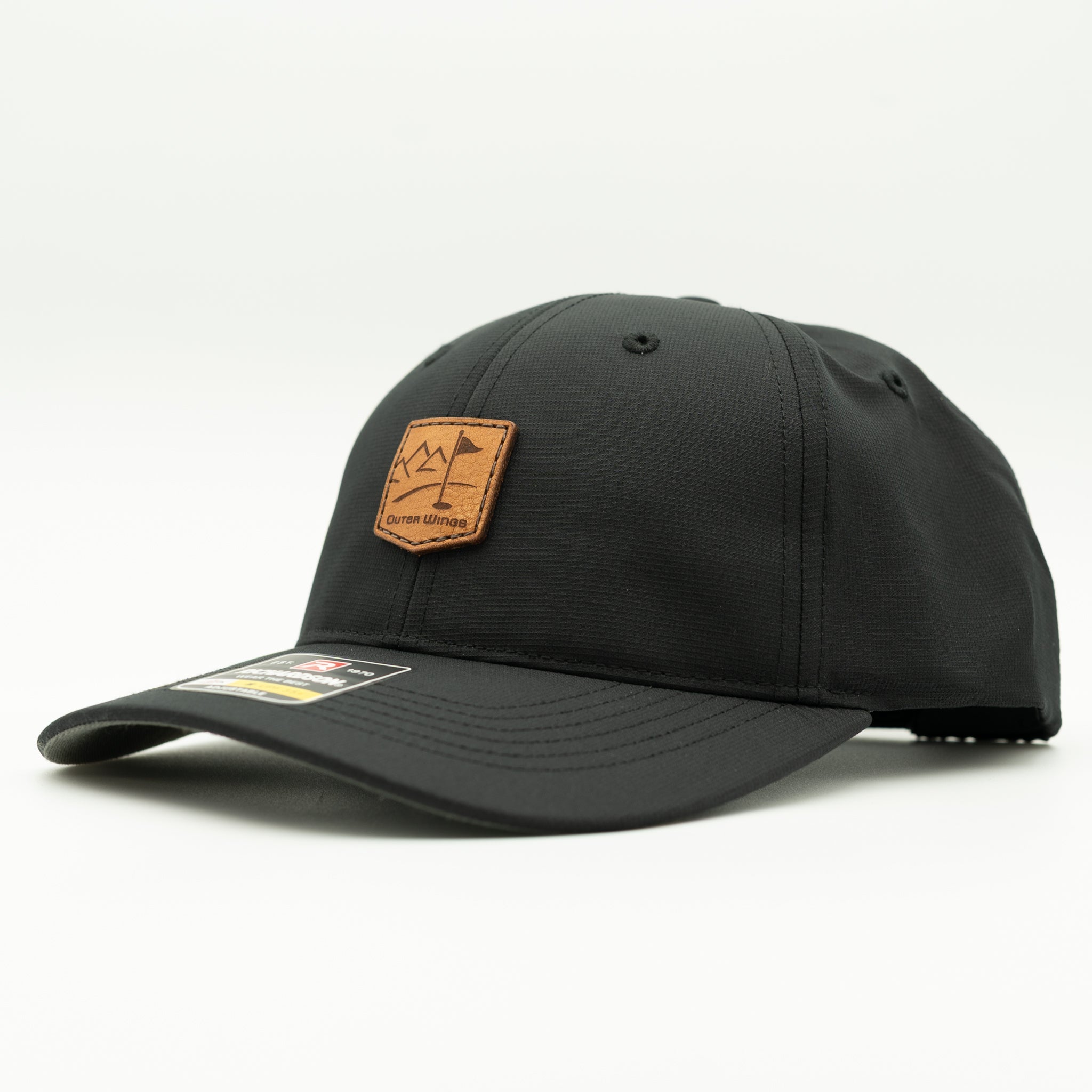 Mountain Tee Leather Patch Performance Hat – Richardson 225