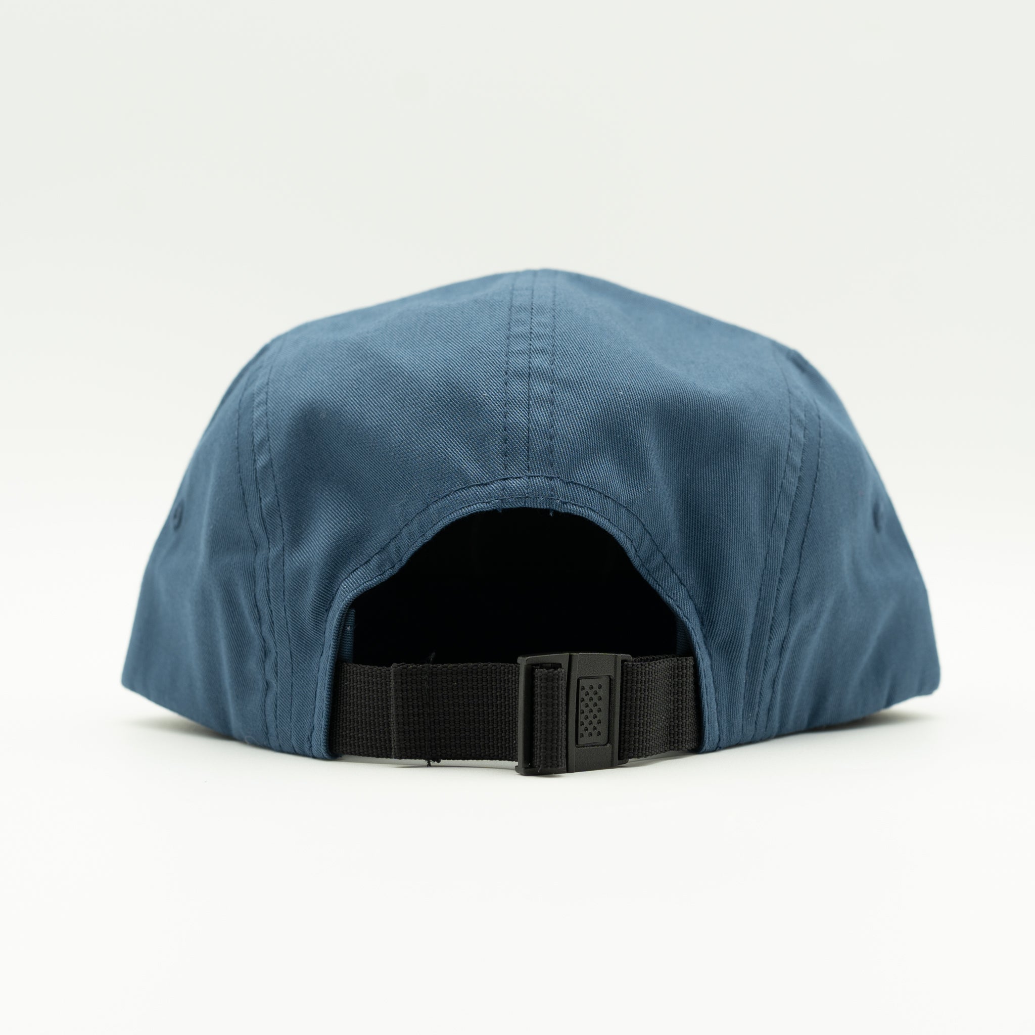 Back view of light navy Richardson 217 Gone Camping camper hat showing adjustable strap closure.

Color: Light Navy