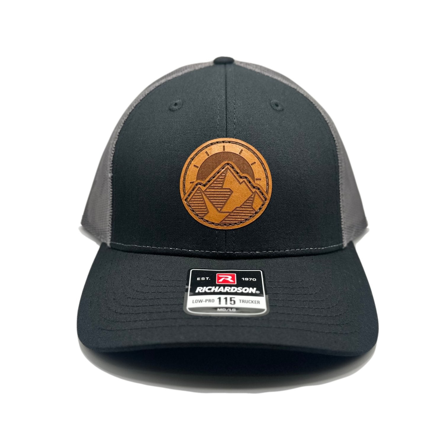 TELLURIDE Double-Layered Leather Patch Hat – Richardson 115 Low Profile