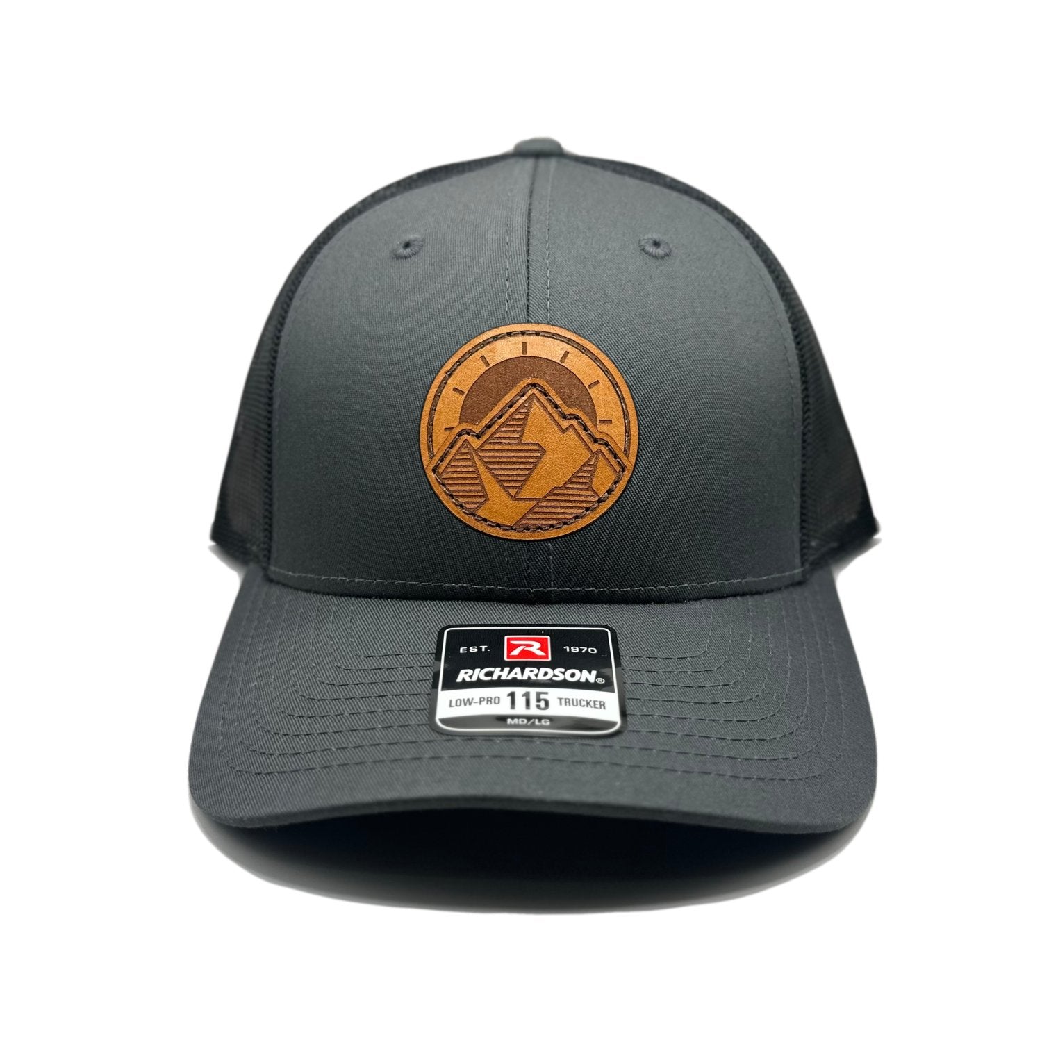 TELLURIDE Double-Layered Leather Patch Hat – Richardson 115 Low Profile